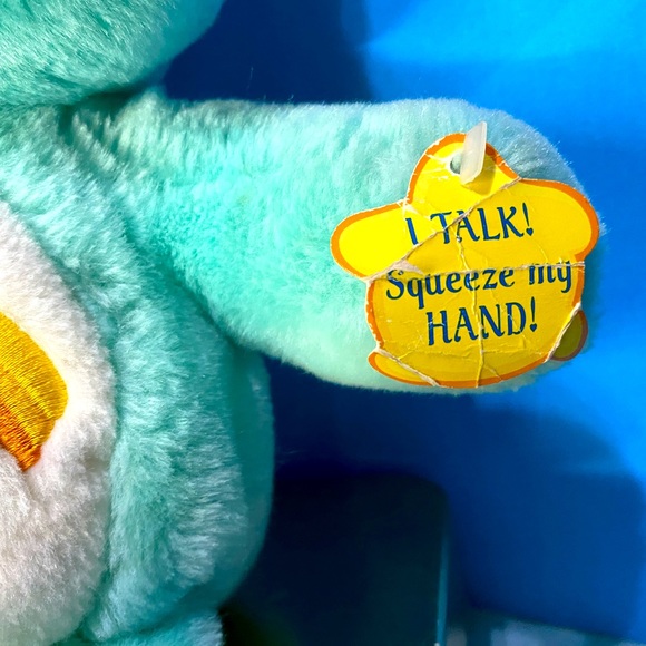 CARE BEARS VTG 2005 COLLECTIBLE TALKING WISH BEAR PLUSH 14” WORKS GREAT! - Picture 4 of 13